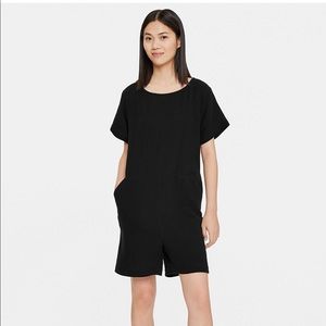 Eileen Fisher gauze cotton romper